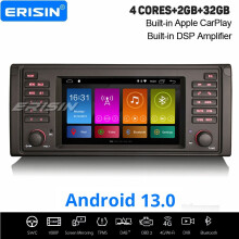 32GB Android 13 DSP Car Stereo BMW 5 Series E39 X5 E53 M5 DAB+ Satnav TPMS WiFi OBD2 CarPlay DVR