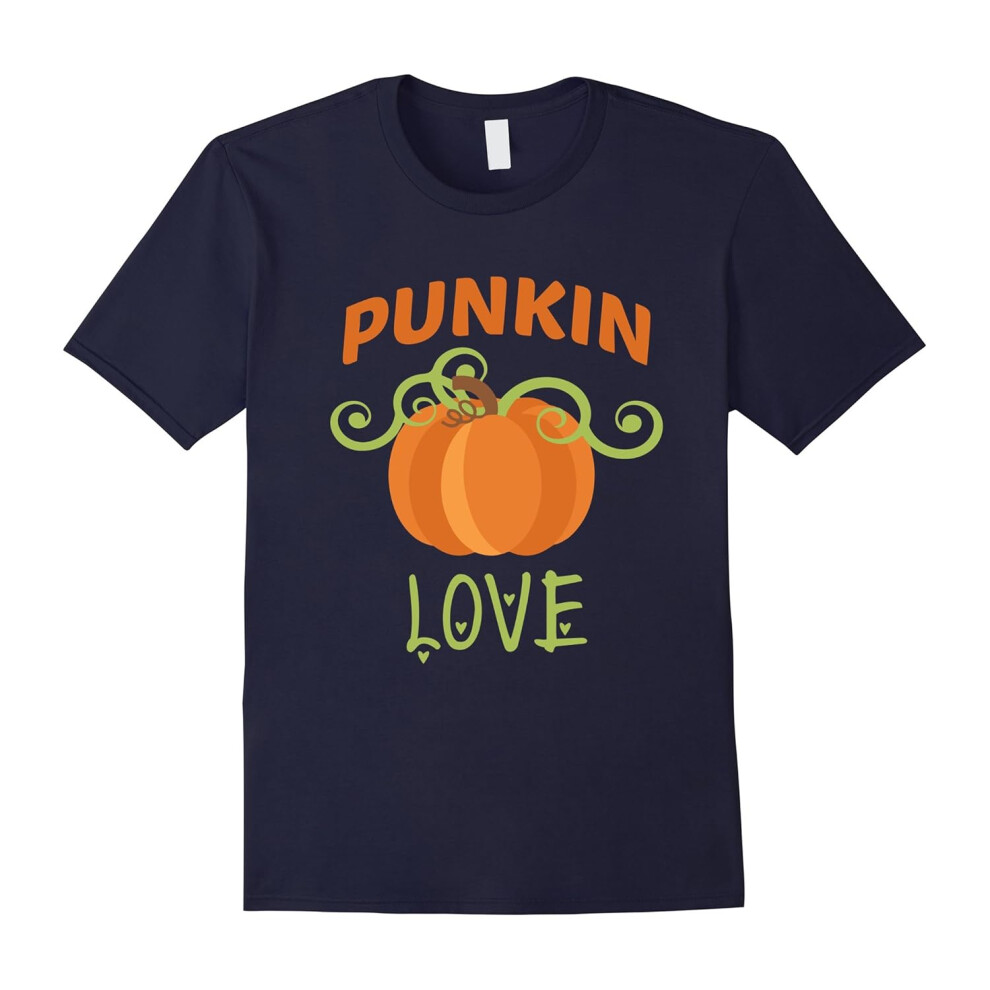 (S) CUTE PUNKIN LOVE T-SHIRT Halloween Costume Gift-Father's Day