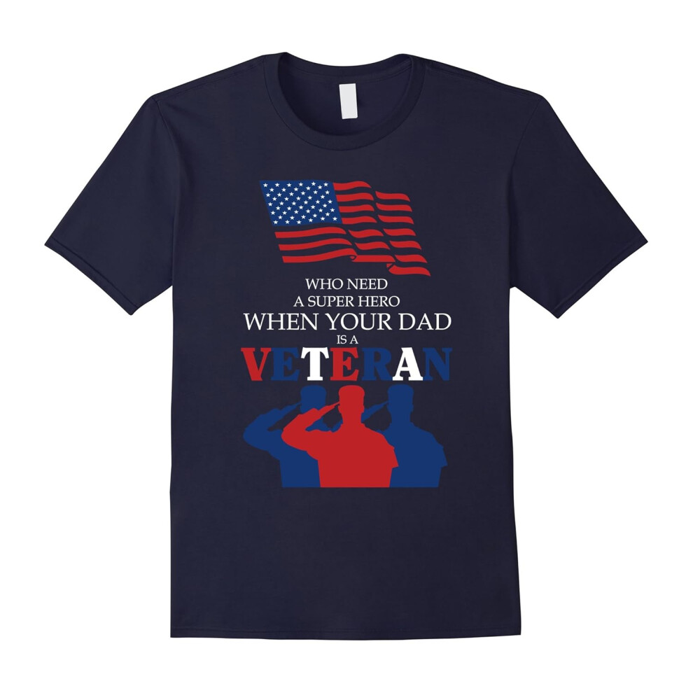 (XXXL) My Dad Is Veteran T-shirt | Gift For Father's Day-Father's Day