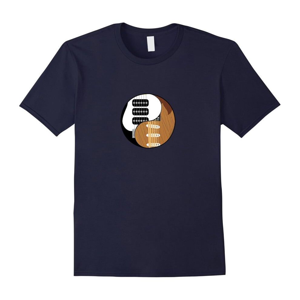 (M) Guitar Yin Yang T-Shirt â Best Gift For Guitar Lover 2016-Father's Day