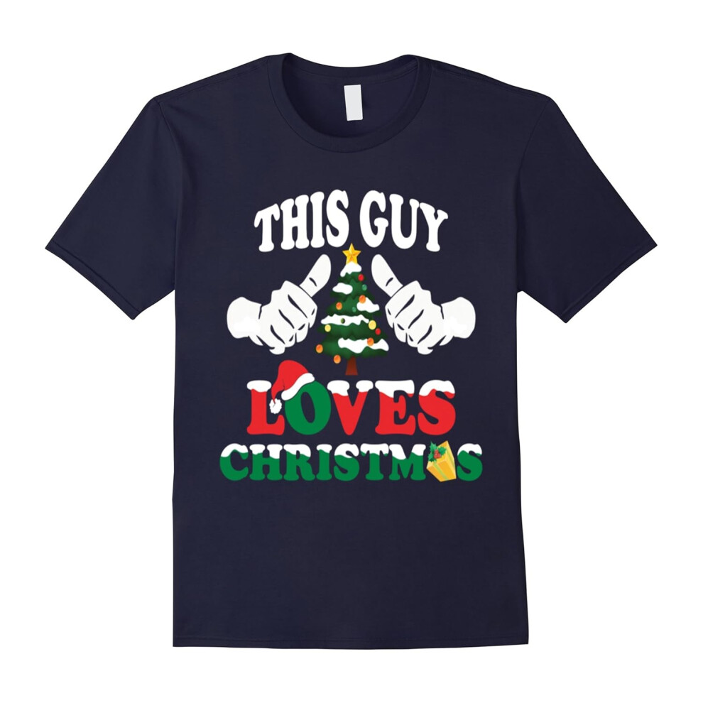 (XL) This Guy Loves Christmas T-shirt â Love Christmas T-shirt-Father's Day