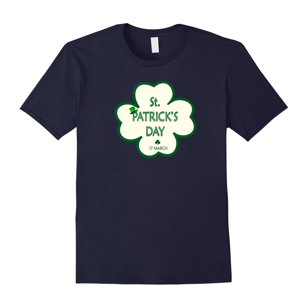 (XXL) Happy St Patrick's Day Cute Irish Father's Dayover 2017 T-Shirt-Father's Day