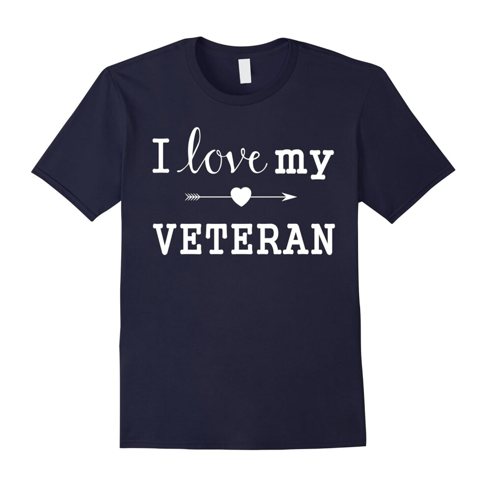 (XL) I love my Veteran Tshirt-Father's Day