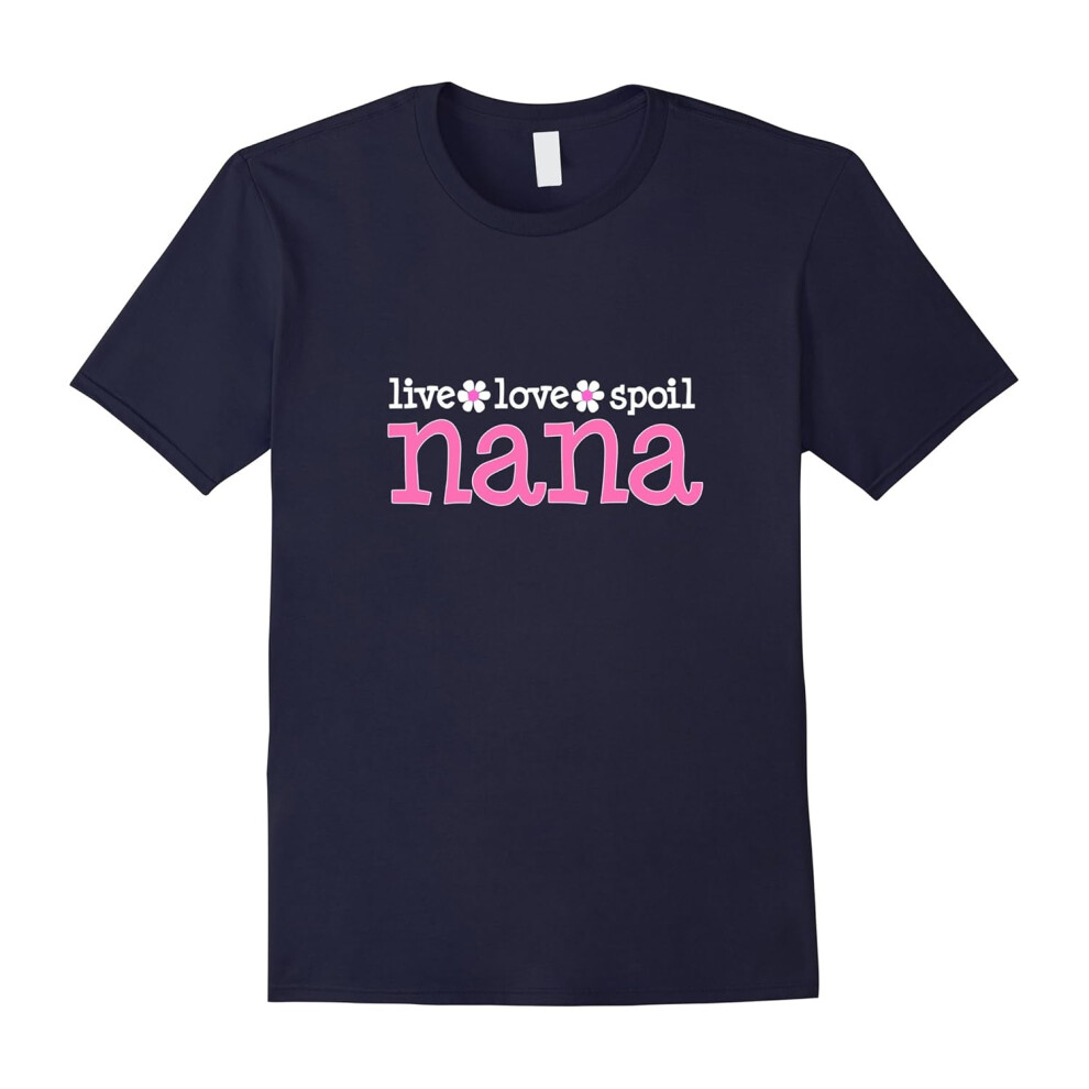 (M) Cool Nana T-shirt âLive Love Spoil Nanaâ-Father's Day