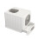 Bingopaw Cat Litter Box Front Entry Drawer Type Toilet Boxes Litter Tray 1