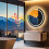 80cm Round Lighted Bathroom Mirror with Bluetooth Speaker Dimmable 4