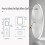 80cm Round Lighted Bathroom Mirror with Bluetooth Speaker Dimmable 6