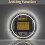 80cm Round Lighted Bathroom Mirror with Bluetooth Speaker Dimmable 7