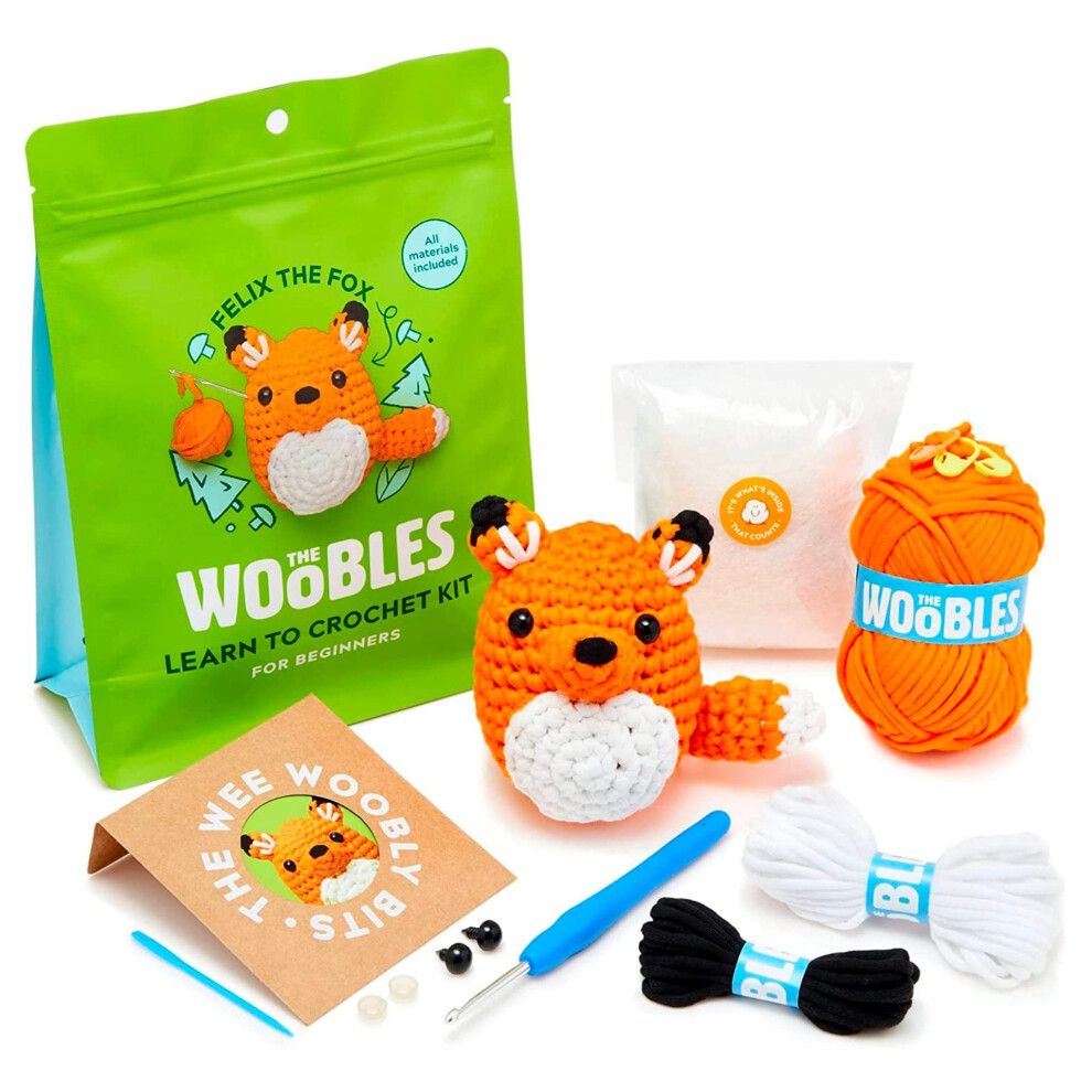 (foxes) Crochet Kit For Beginners Diy Crochet Stuffed Animal Kit Beginner Crochet Kit