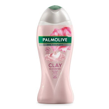 Palmolive SPA Therapy Clay Rejuvenation With Rose Oil Shower Gel 500ml |Natural Milk Extract Body Wash |Unisex Body Cleanser |Bath Scrub