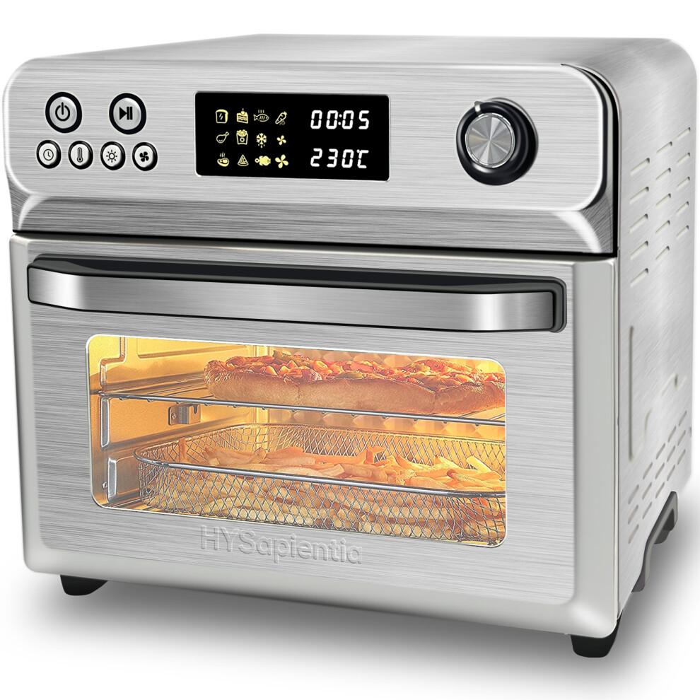 Hysapientia 24L Large Air Fryer Oven 10-In-1 Toaster Oven