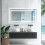 1200x600mm Rectangular Lighted Bathroom Mirror Bluetooth Speaker 3