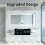 1200x600mm Rectangular Lighted Bathroom Mirror Bluetooth Speaker 8