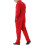 (red, M) Workwear Mechanic Coverall 8.5 oz Polyester Cotton Blend Size Regular 5