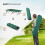 Outsunny Outsunny Double Camping Folding Cot Outdoor Portable Sleeping Bed, Green 3