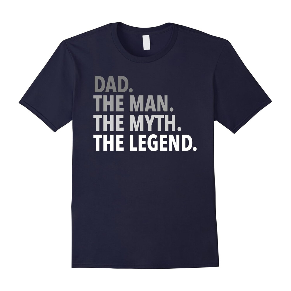 (XXXL) Mens Dad â The Man The Myth The Legend T Shirt Dad Father-Father's Day