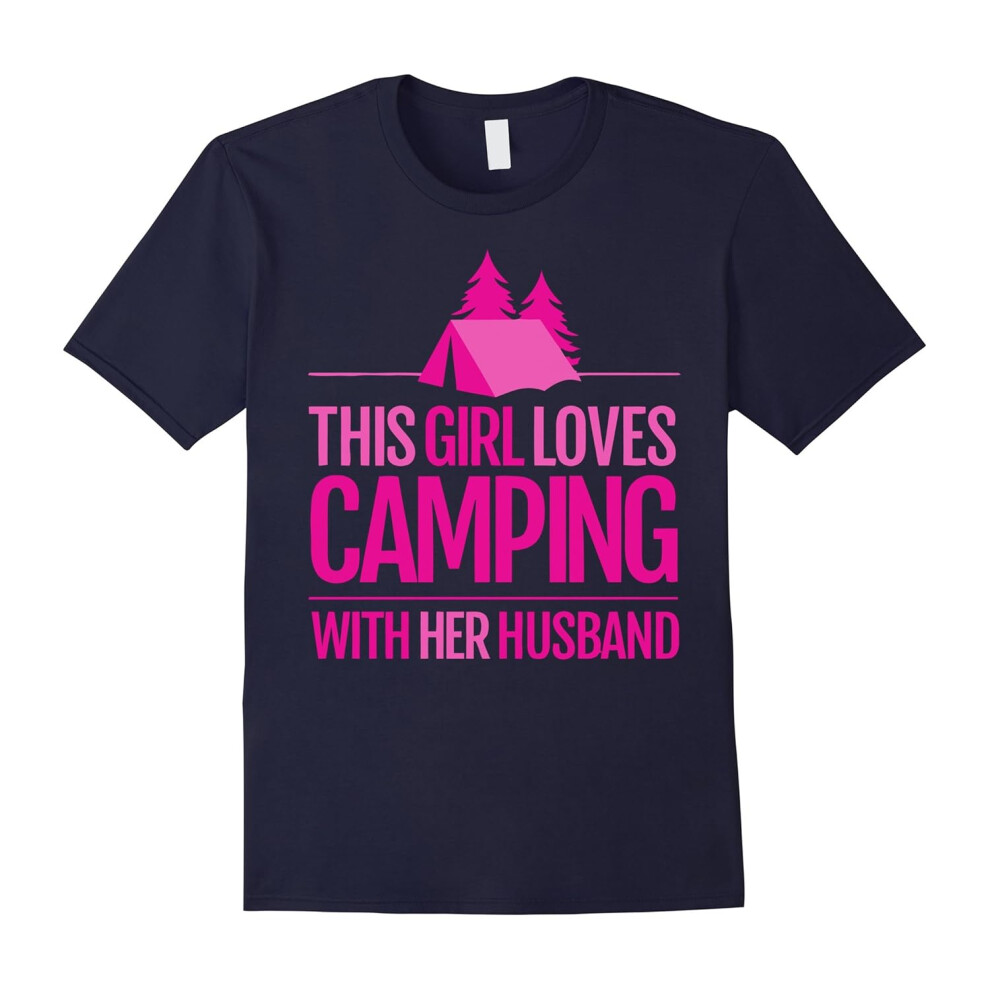 (XXXL) This Girl Loves Camping With Her Husband-Father's Day