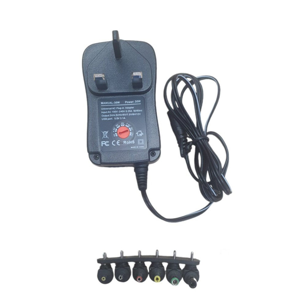 Universal Power Supply (3V, 4.5V, 5V, 6V, 7.5V, 9V And 12V) 632412922719