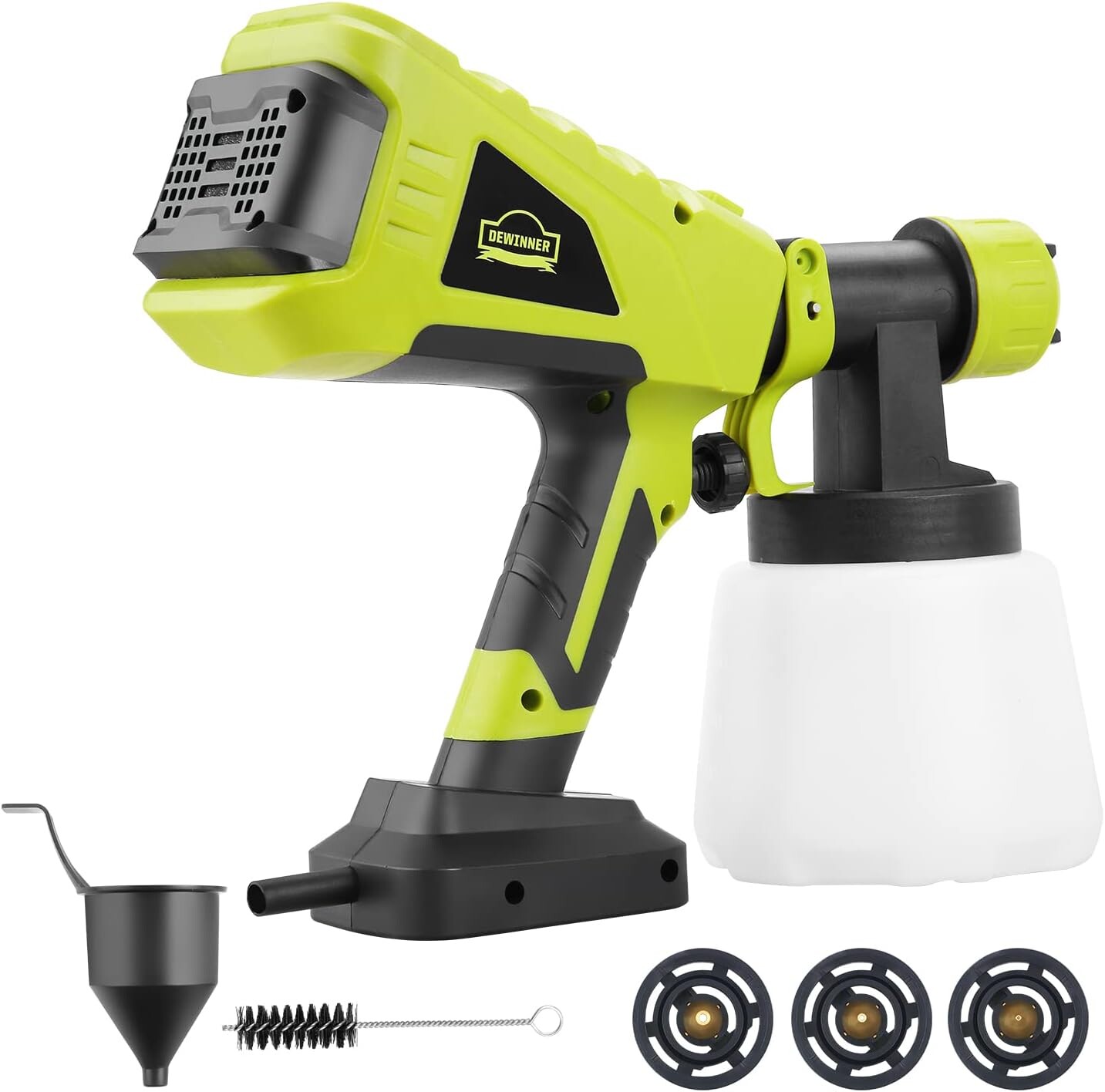 Paint Sprayer, 550W Electric Paint Spray Gun with Removable Tank, Max