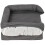 Bunty (Grey, Small) Washable Cover Cosy Dog Bed Super Thick Padding 4