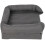 Bunty (Grey, Small) Washable Cover Cosy Dog Bed Super Thick Padding 5