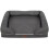 Bunty (Grey, Medium) Washable Cover Cosy Dog Bed Super Thick Padding 2
