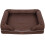 Bunty (Brown, Medium) Washable Cover Cosy Dog Bed Super Thick Padding 2
