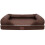 Bunty (Brown, Medium) Washable Cover Cosy Dog Bed Super Thick Padding 3