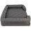 Bunty (Grey, Large) Washable Cover Cosy Dog Bed Super Thick Padding 5