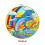 (Dolphin) Batik Painting in Hoop Craft Kit 1