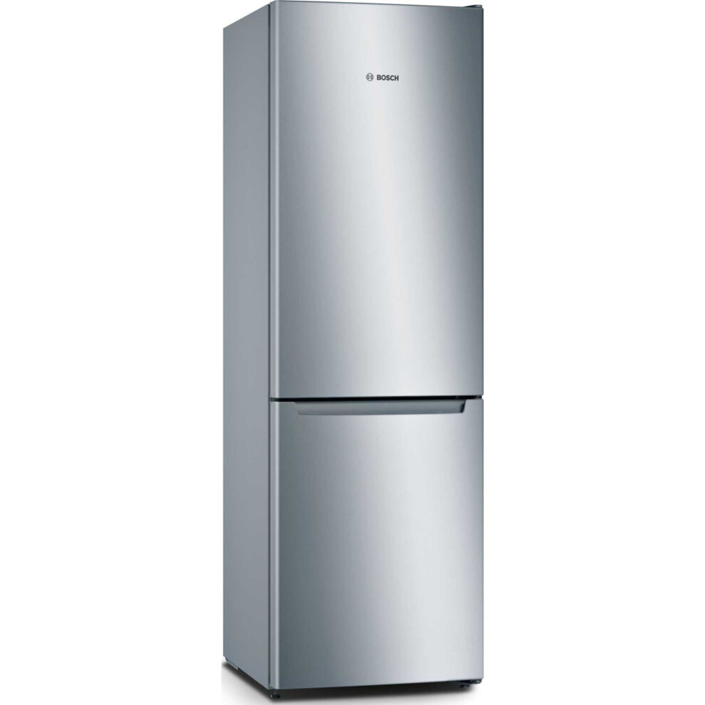 Bosch KGN33NLEBG Series 2 282L No Frost Fridge Freezer - Stainless Steel