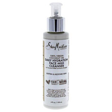 Shea Moisture Aceite de Coco Virgen 100% Limpiador Facial Hidratante Diario, 4 Onzas