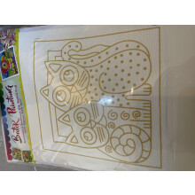 (Cats 121) Batik Painting Craft Kit