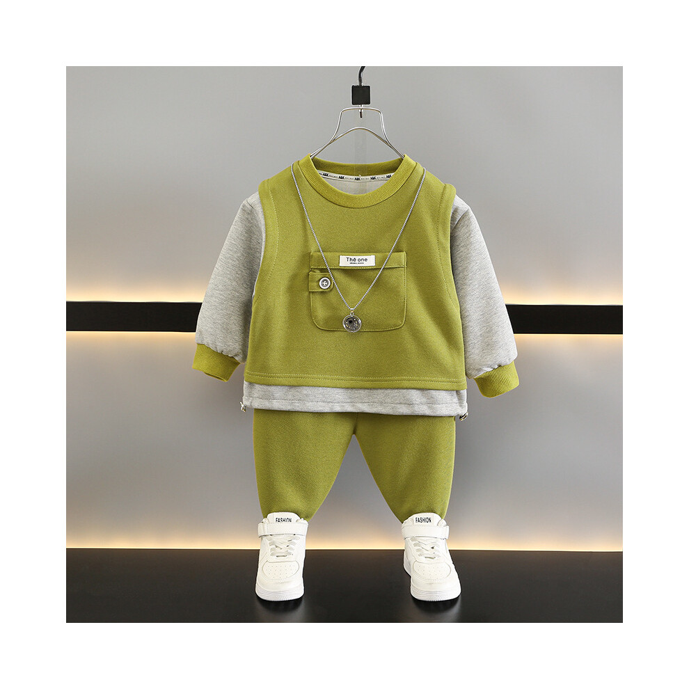 (StyleF) Contemporary Boys Long Sleeve Hoodie And Pant Set Appropriate For Cool Weather-image-OPC-PFGP9QP-NEW