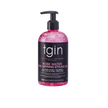 tgin Rose Water Defining Styling Gel voor natuurlijk haar - Krullen - Golven - Laag poreus haar - Fijn haar 13OZ