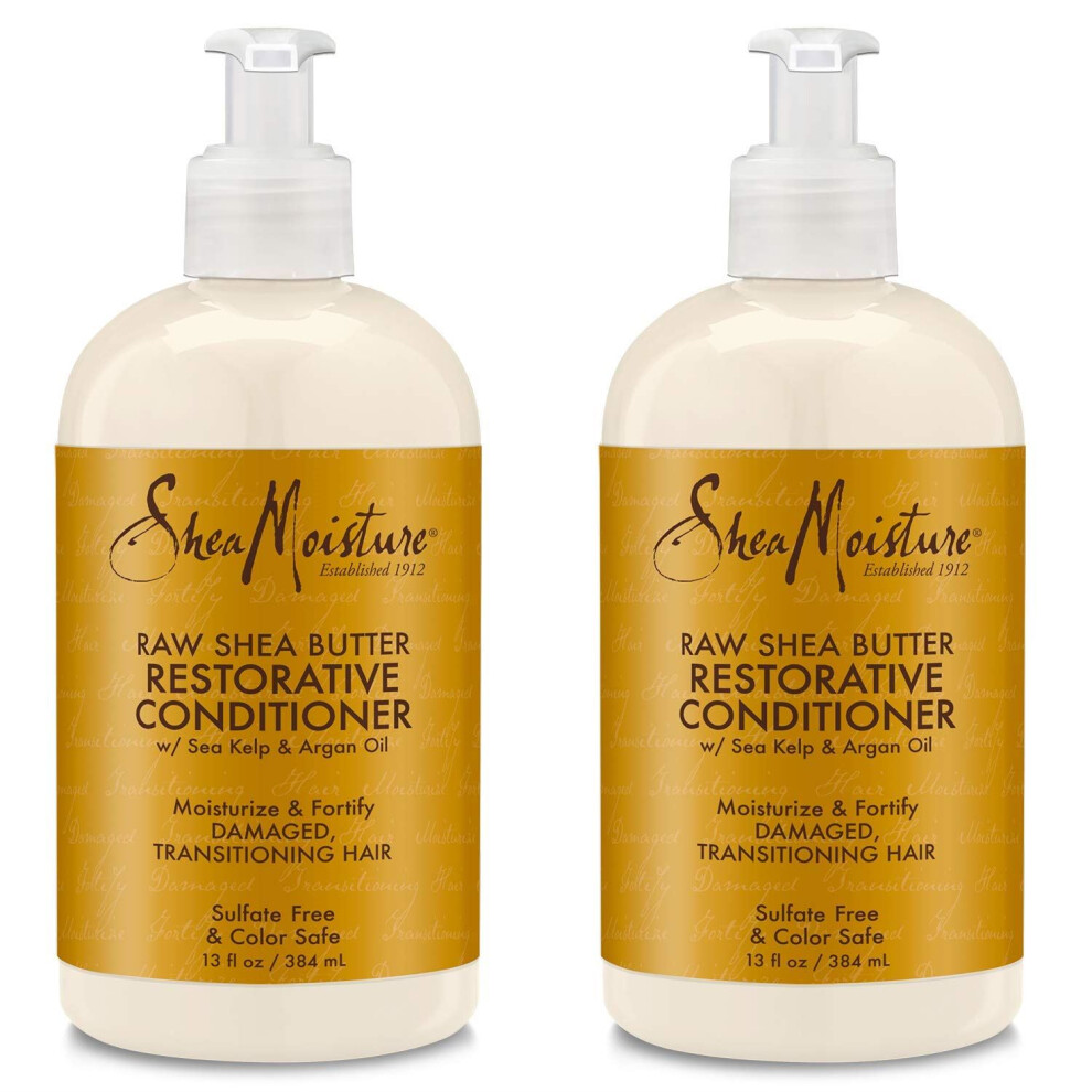 Shea Moisture Raw Shea Butter Restorative Conditioner 13Oz (Set Of 2)