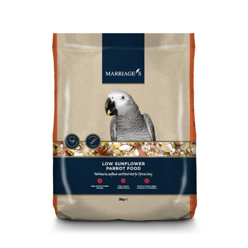 Marriage's Low Sunflower Parrot Food 2kg