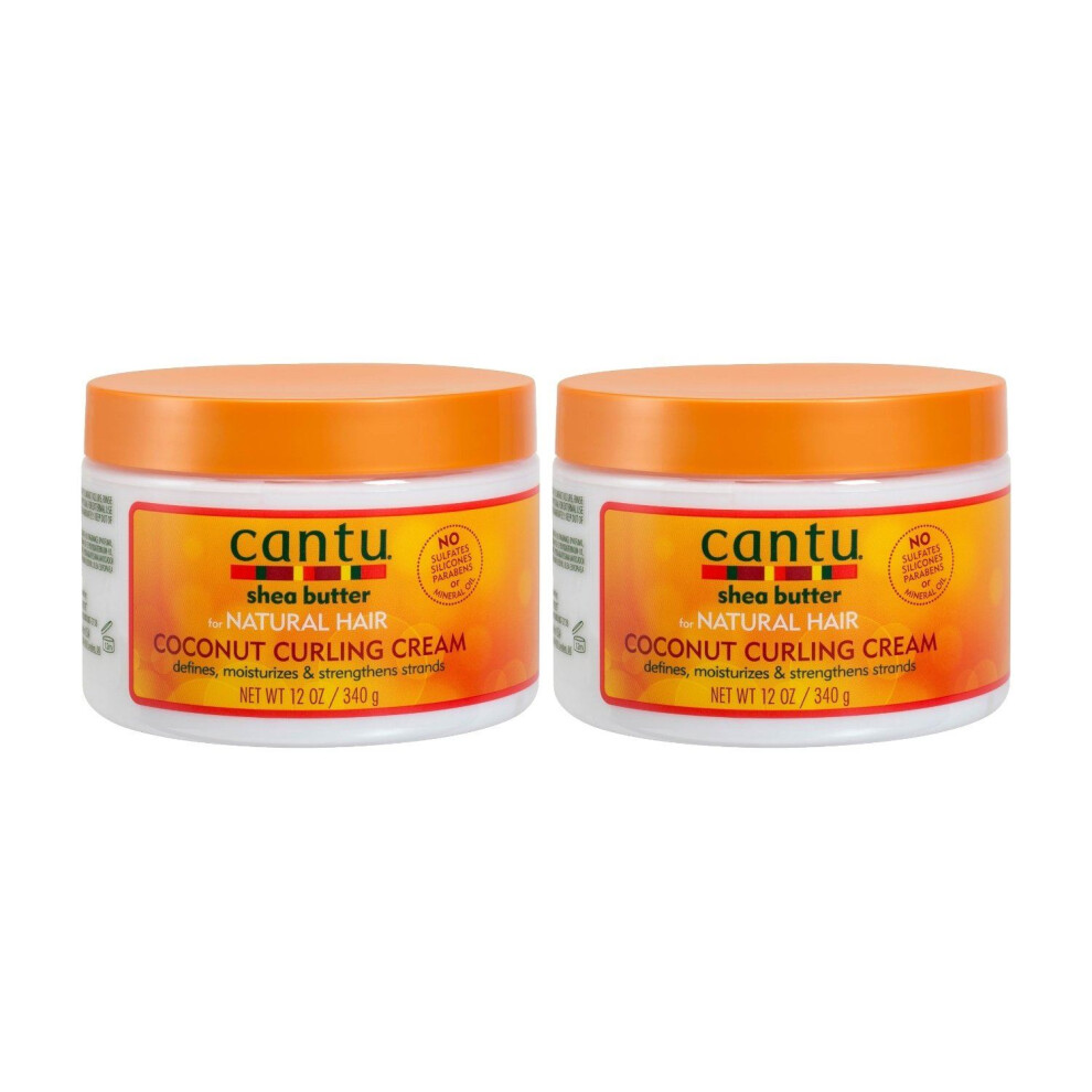 Cantu Shea Butter Coconut Curling Cream (Set Of 2)