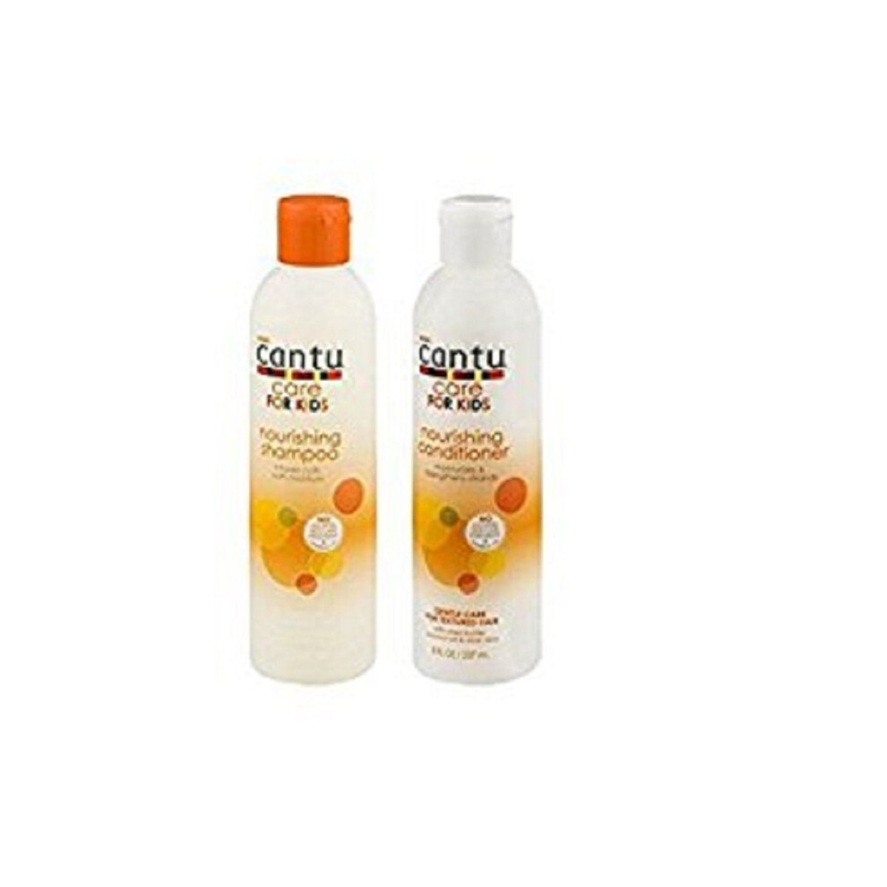 Cantu Care For Kids Tear-Free Shampoo 8Oz & Conditioner 8Oz (Set Of 2)