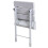 EcoSpa Comfort Plus Bathroom Wall Mounted with Legs Folding White Shower Seat 3