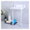 EcoSpa Comfort Plus Bathroom Wall Mounted with Legs Folding White Shower Seat 2