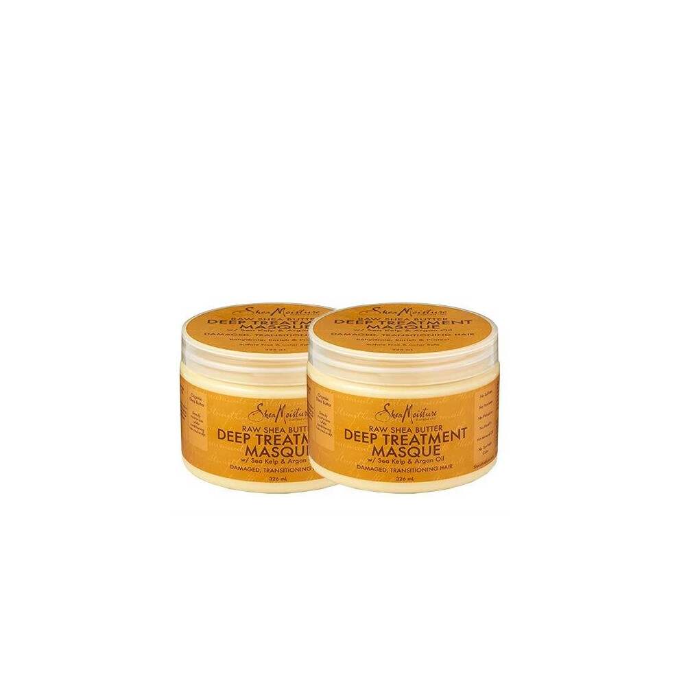 Shea Moisture Raw Shea Butter Deep Treatment Masque 326Ml (Set Of 2)