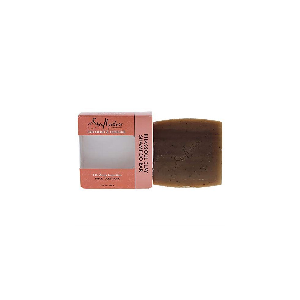 Shea Moisture Coconut & Hibiscus Rhassoul Clay Shampoo Bar 4.5Oz