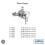 ECOSPA Concentric Exposed Dual Thermostatic Brass Shower Mixer Valve 4