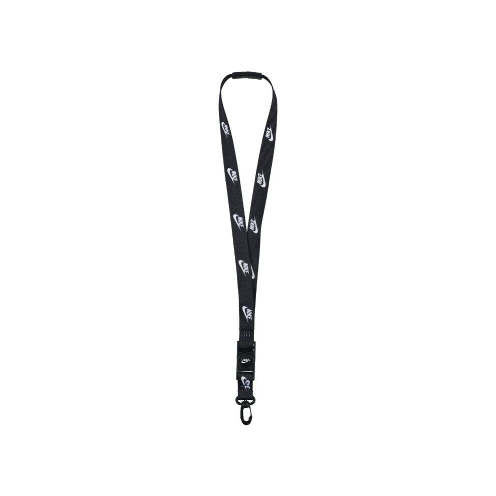 Nike Club Standard Lanyard Black White White