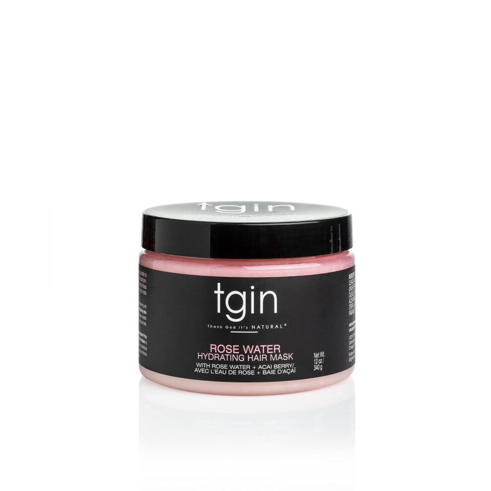 Photos - Hair Product Tgin Rose Water Hydrating Hair Mask 12Oz