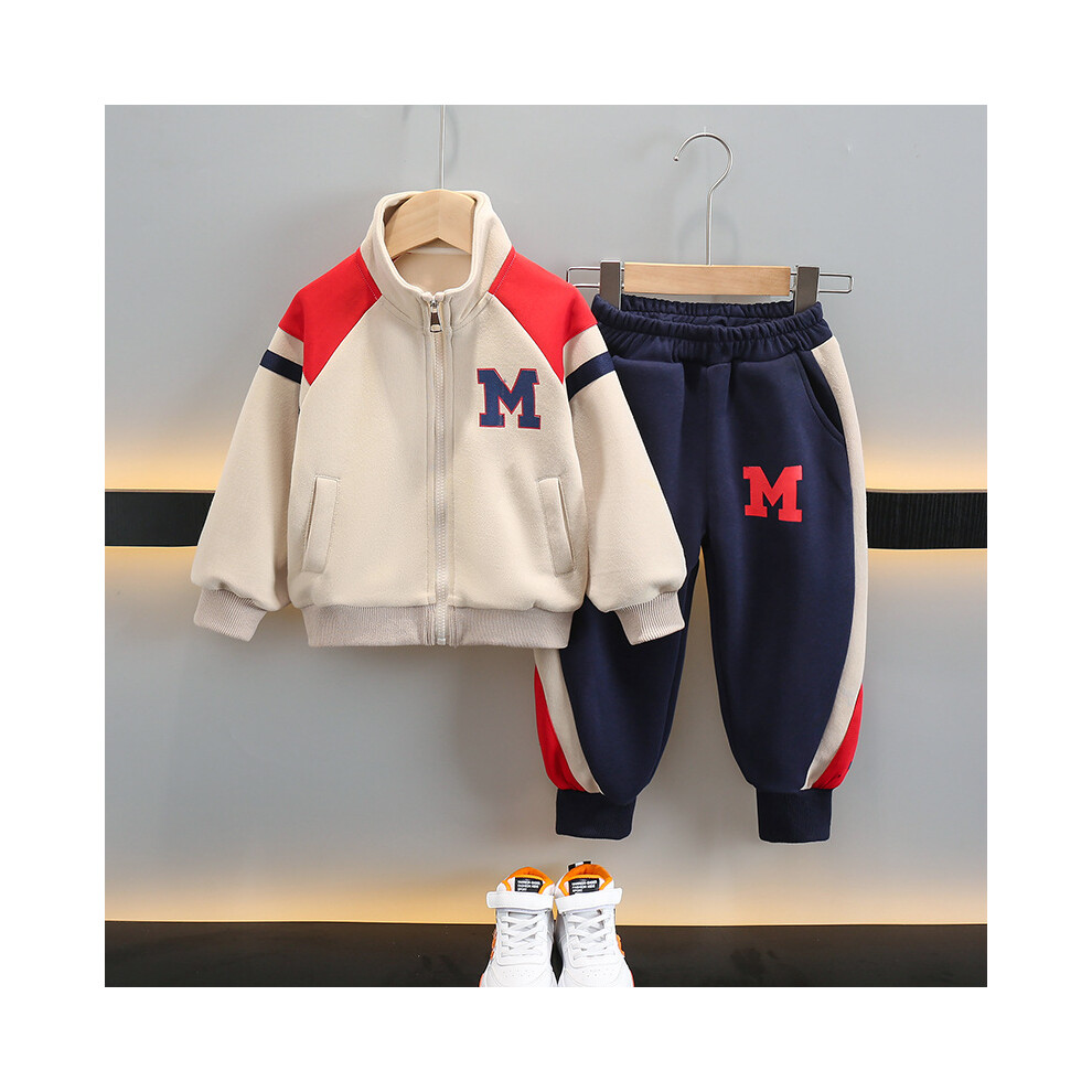 (StyleA) Trendy Childrens Spring And Autumn Cotton Set Soft Fabric Long Sleeve Jacket And Pants-image-OPC-PFGPDXB-NEW