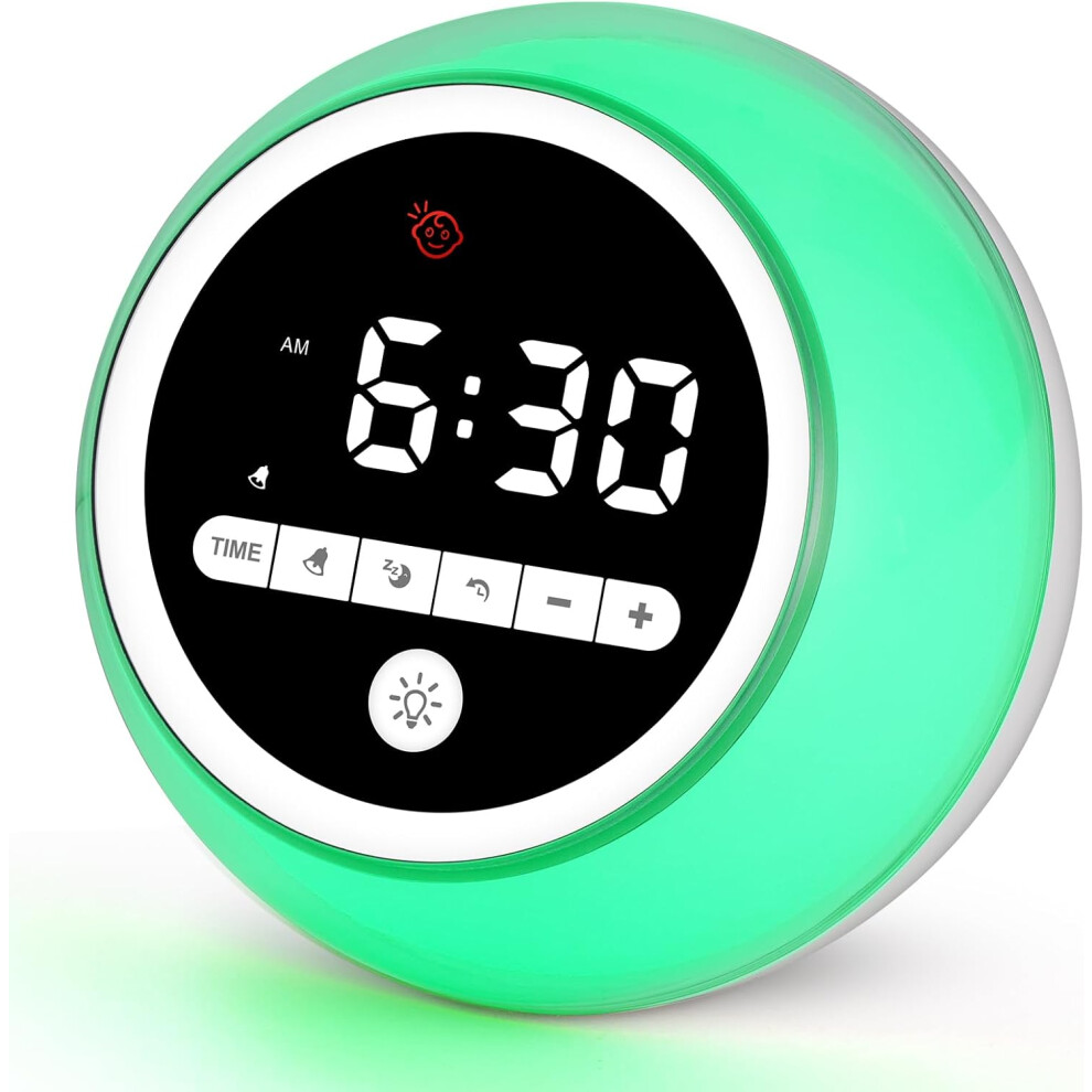 Kids Alarm Clock, Ok To Wake Clock With Night Lights, Nap Timer, Sleep Training Clock For Toddlers, Child Gogerstar