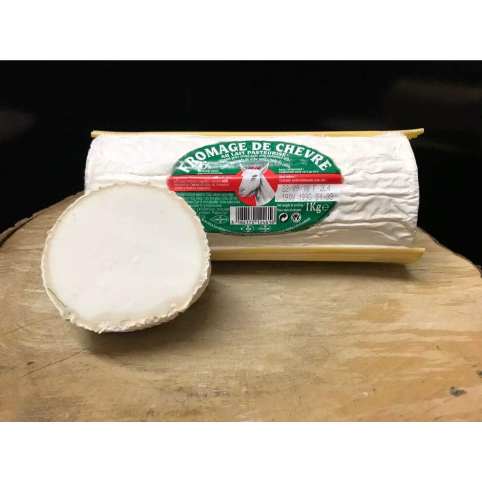 Great British Trading Limited Goats Cheese Log Chevre - Queso De Cabra 1Kg From Light