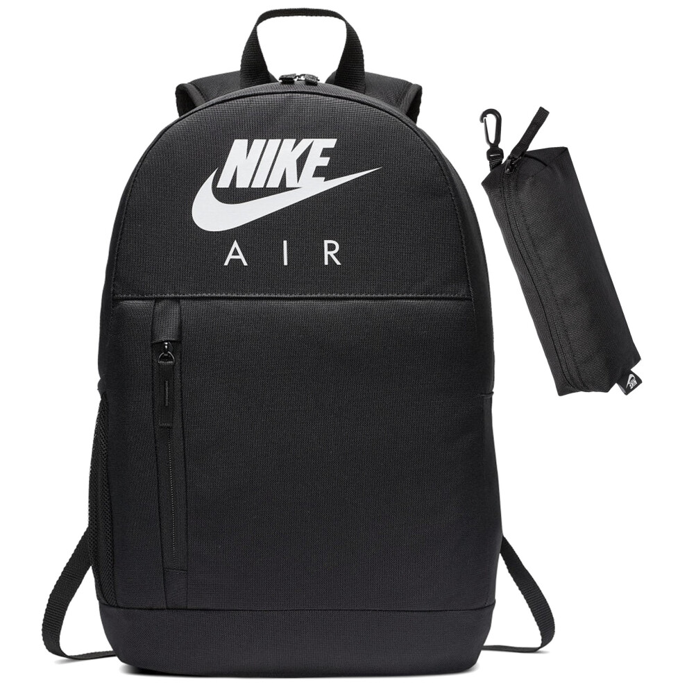 Photos - Backpack Nike   Air  Black Lap Top School Travel Bag (BA6032-010 Black)